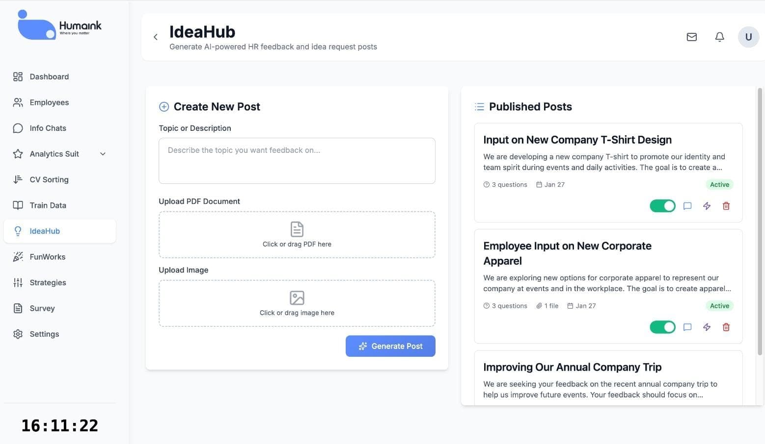 IdeaHub Platform